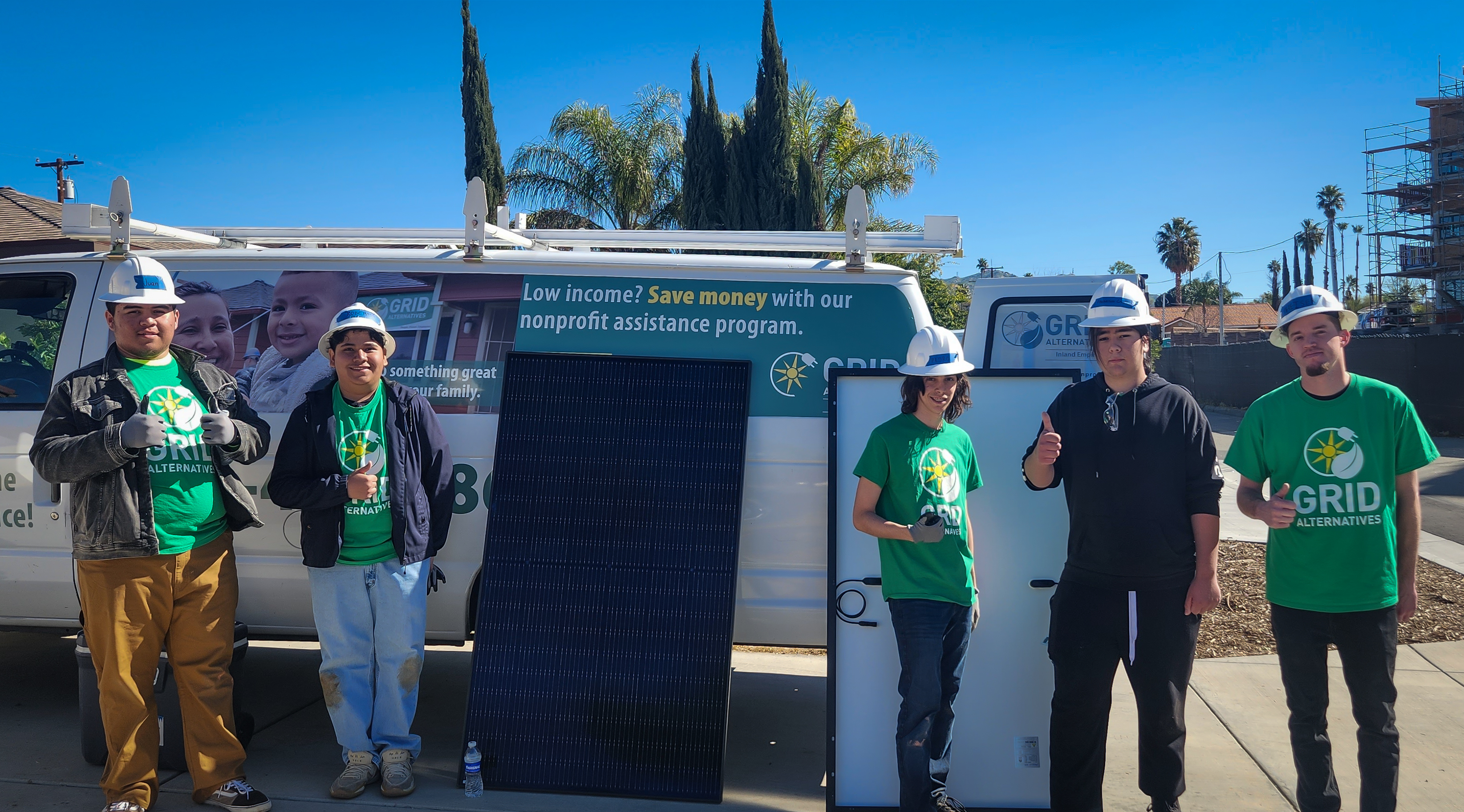 Solar Future students from Desert Hot Springs High School REAL Academy 