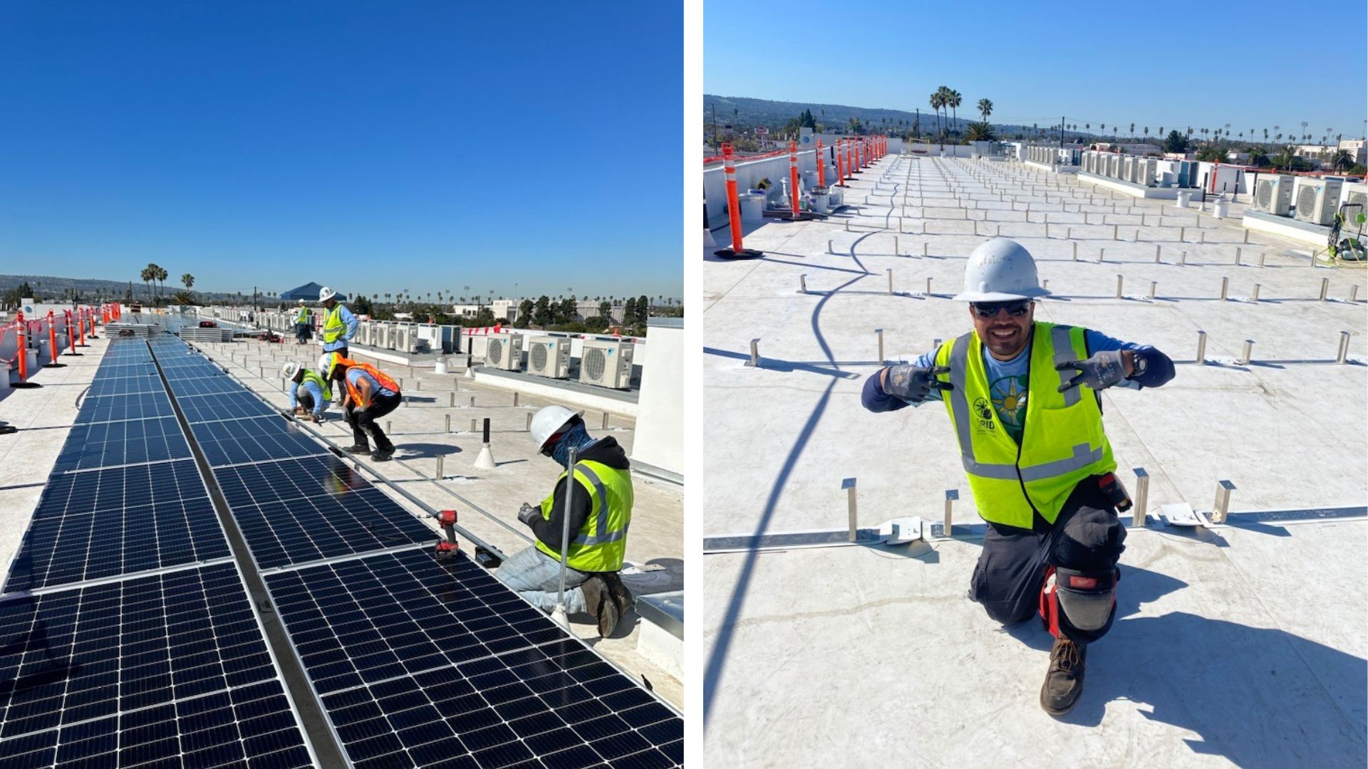 A GRID GLA commercial solar installation