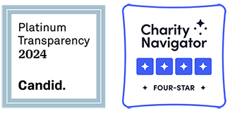 Charity Navigator Four-Star and Platinum Transparency 2024 Candid.