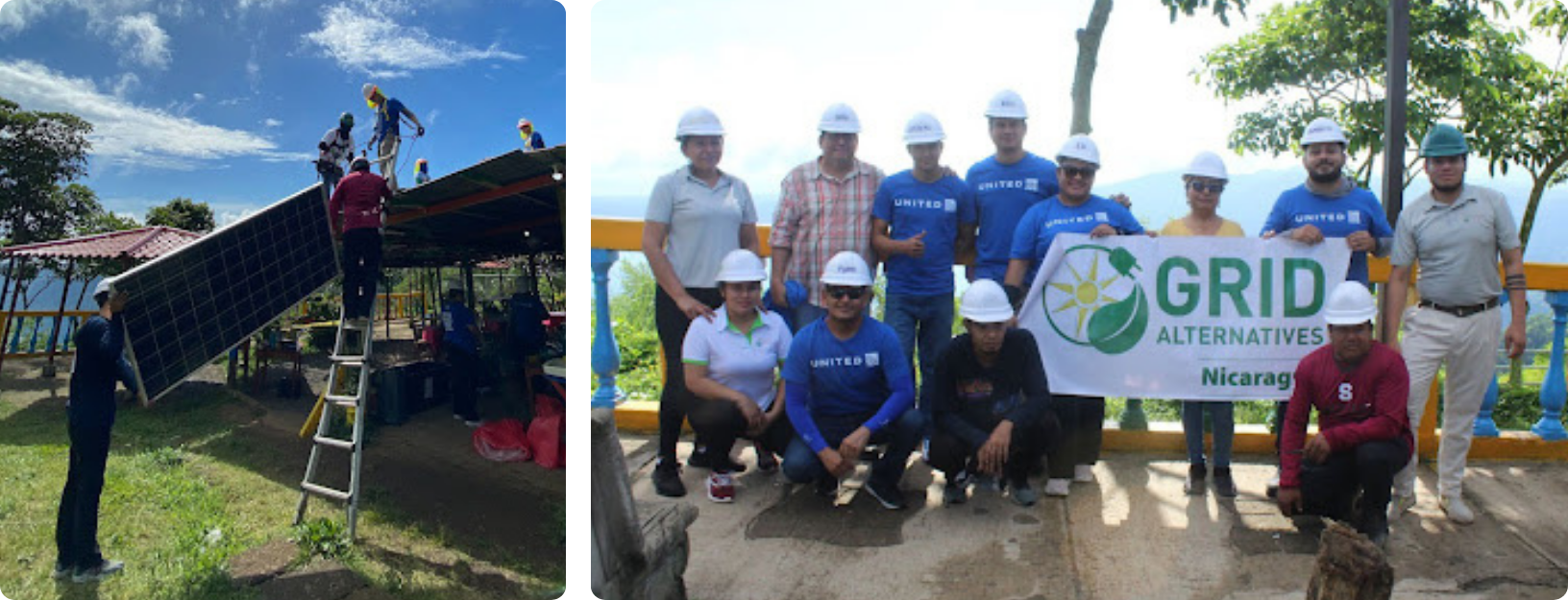Group Image at Maria Eugenias Solar Installation