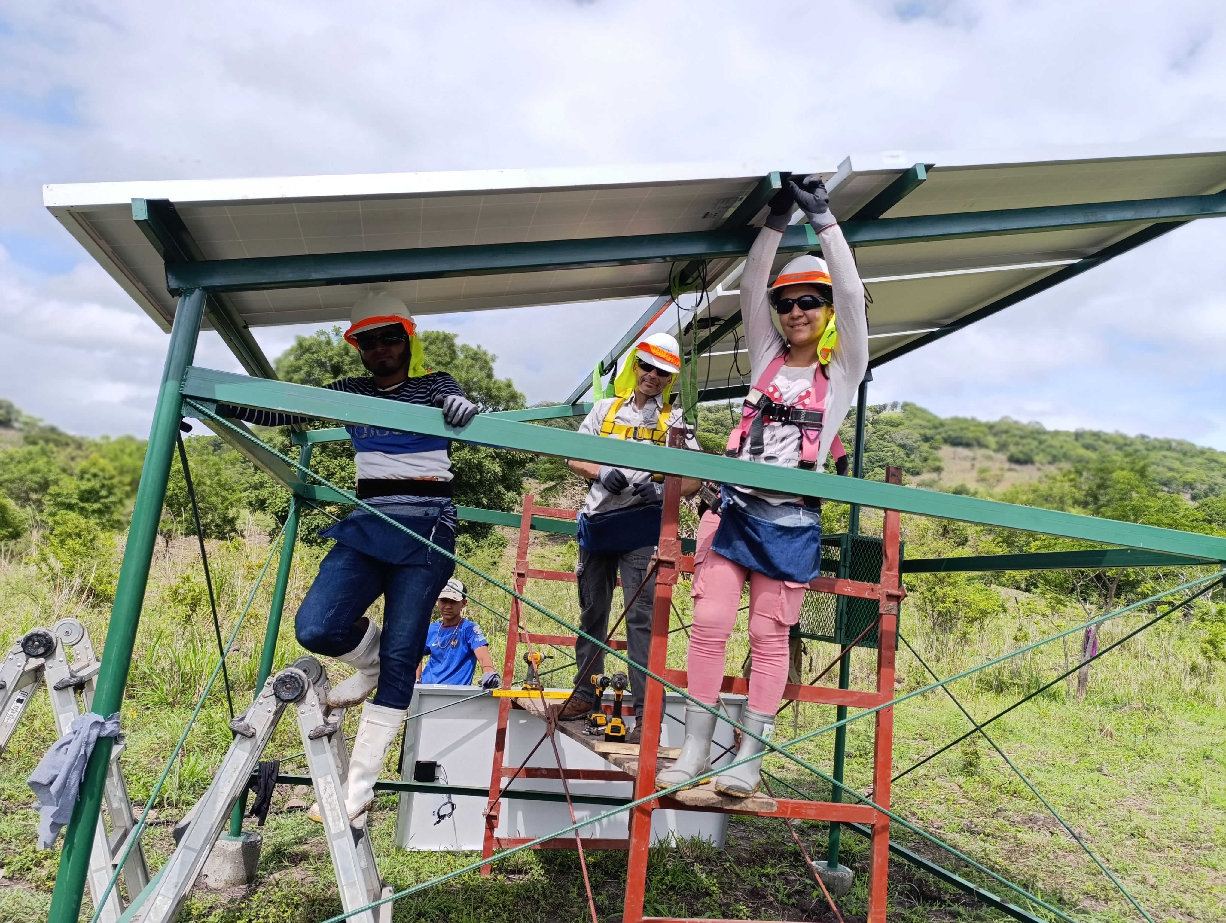 Installation in Jinotega Nicaragua