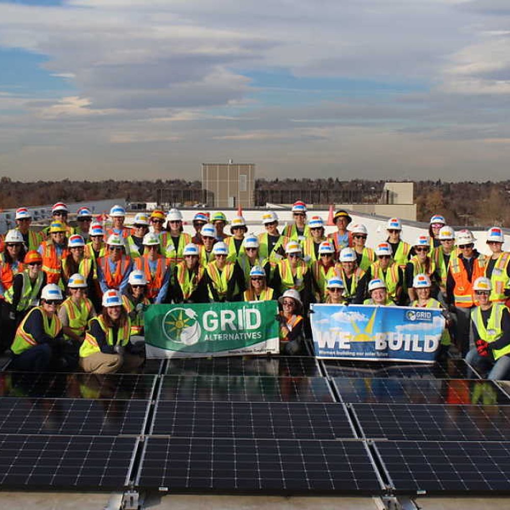 GRID CO hosts the biggest We Build yet GRID Alternatives