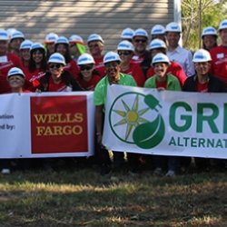 Grid folx posing with GRID banner