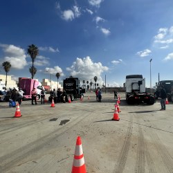 Zero Emissions Ride and Drive Event at the Port of Long Beach 