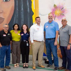 City of Bakersfield staff and GRID staff posing for a photo