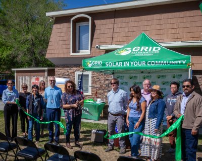 Bishop Pauite Ribbon Cutting