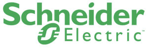 Schneider Electric Logo in Green against white