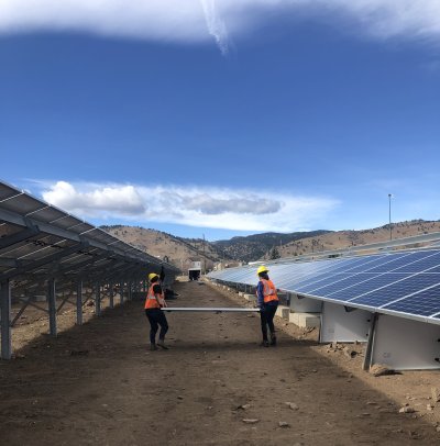 tribal solar install 