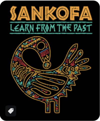 For the Asante nation in Ghana, "sankofa" is an important symbol meaning to "learn from the past." It is often represented by a bird reaching back to retrieve an egg.