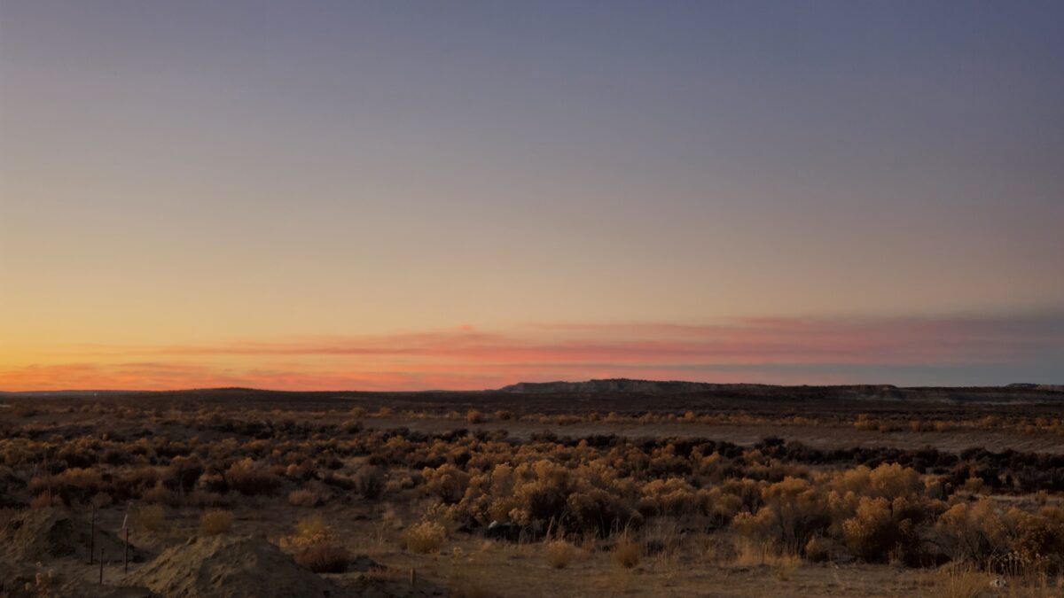 Ojo Encino sunset