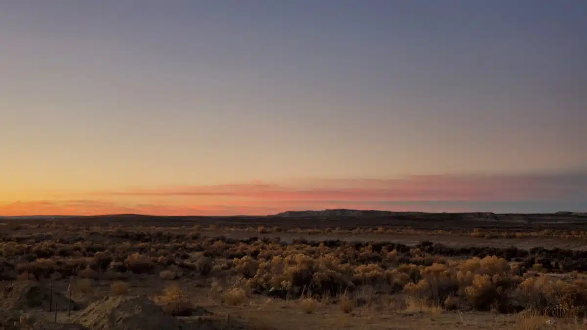 Ojo Encino sunset
