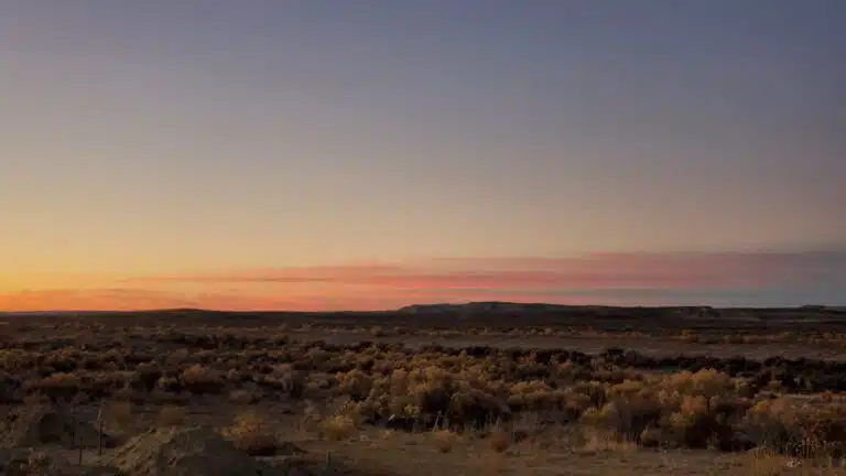 Ojo Encino sunset