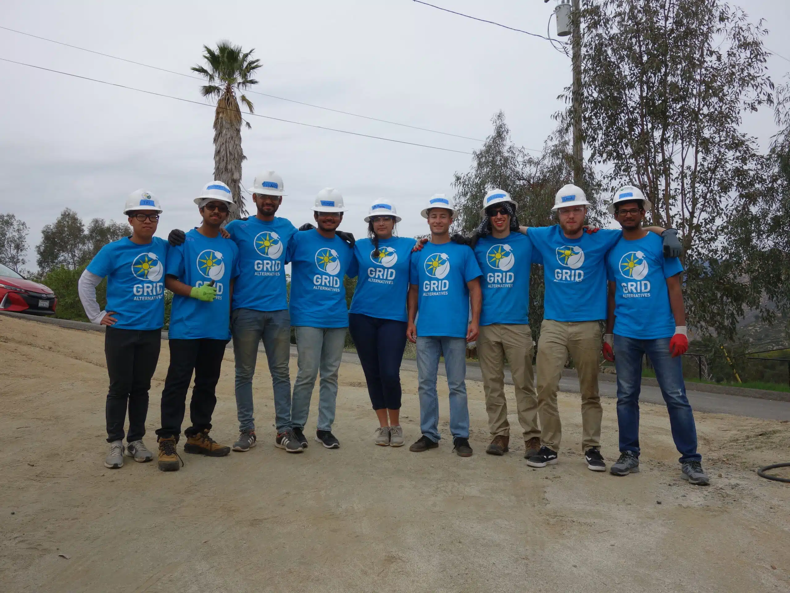 The whole Arizona State University Solar Spring Break team