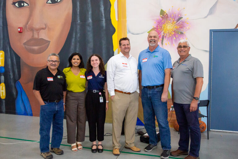 City of Bakersfield staff and GRID staff posing for a photo