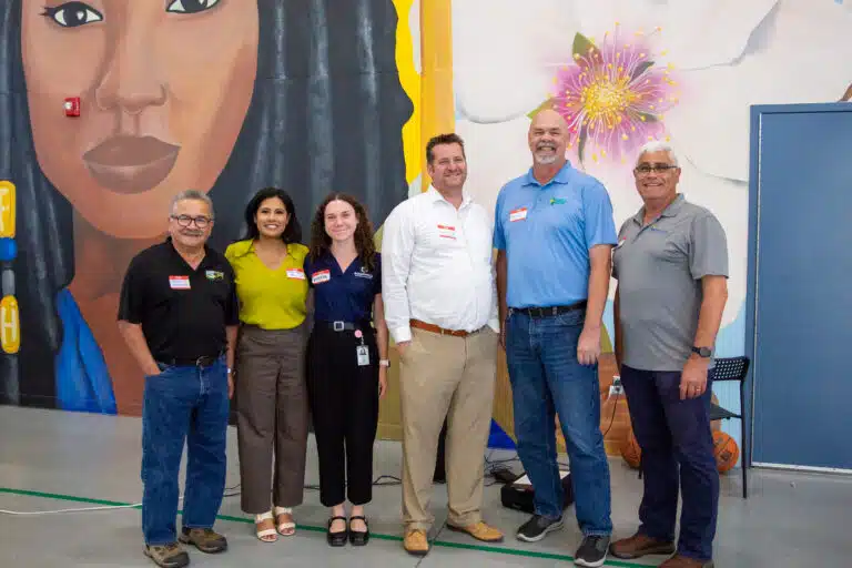 City of Bakersfield staff and GRID staff posing for a photo