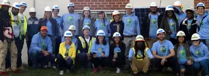 The Mid-Atlantic Staff and volunteers pose for a photo