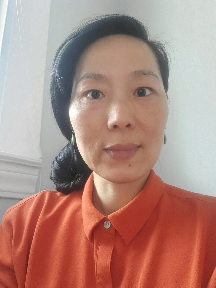 Liana Lei looking at the camera