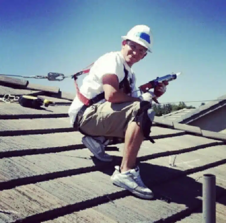 Nicolas Anderson on his first GRID volunteer install
