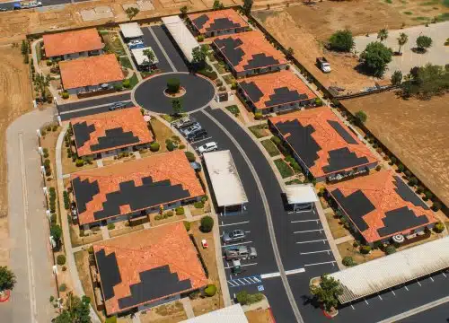 Located in Madera, California, Valle de Las Brisas is an affordable housing development of charming single-story, Spanish-inspired, terracotta-roofed apartments in the heart of California’s San Joaquin Valley.