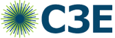 C3E logo, a colorful radiating sunburst beside the wordmark.