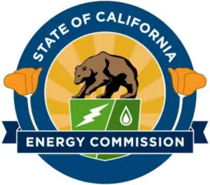 State of California Energy Commission seal with bear and energy symbols