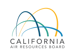 California Air Resources Board logo with overlapping arc design